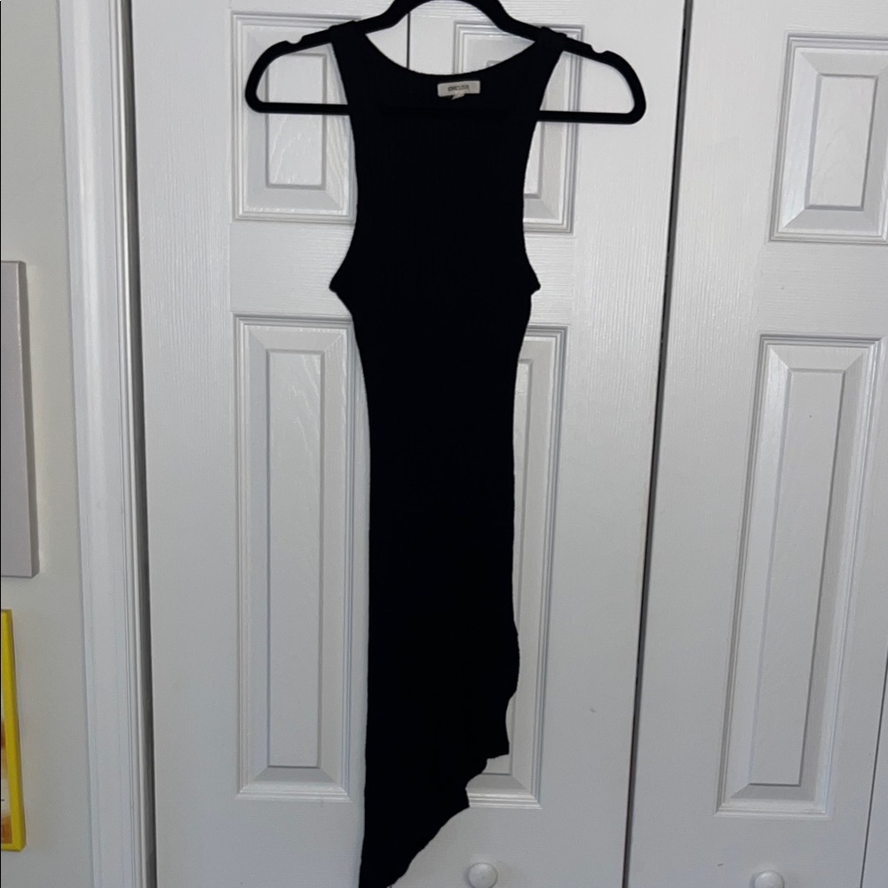 Love Culture Black Asymmetrical Dress